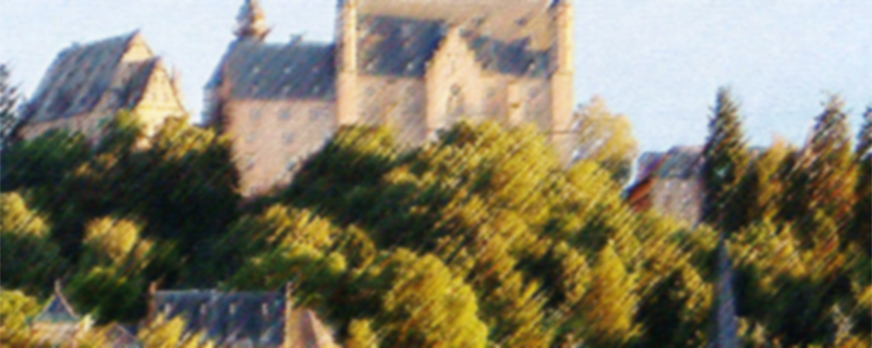 Blick aufs Marburger Schloß