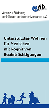 Unterstütztes Wohnen Flyer Unterstütztes Wohnen Flyer